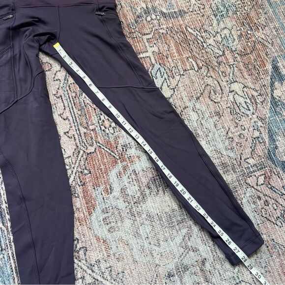 Lululemon Toasty Tech Tight II Cyber Size 6 Purple Fleece Lined Leggings - Picture 5 of 11
